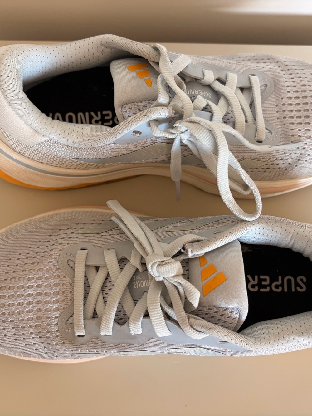 Adidas Supernova Rise Women’s Running Shoes Gray Blue Orange Sz 5.5 - Picture 8 of 12
